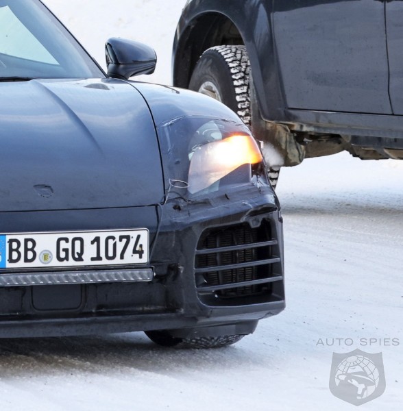 All Electric Porsche Boxster EV Spied During Winter Testing
